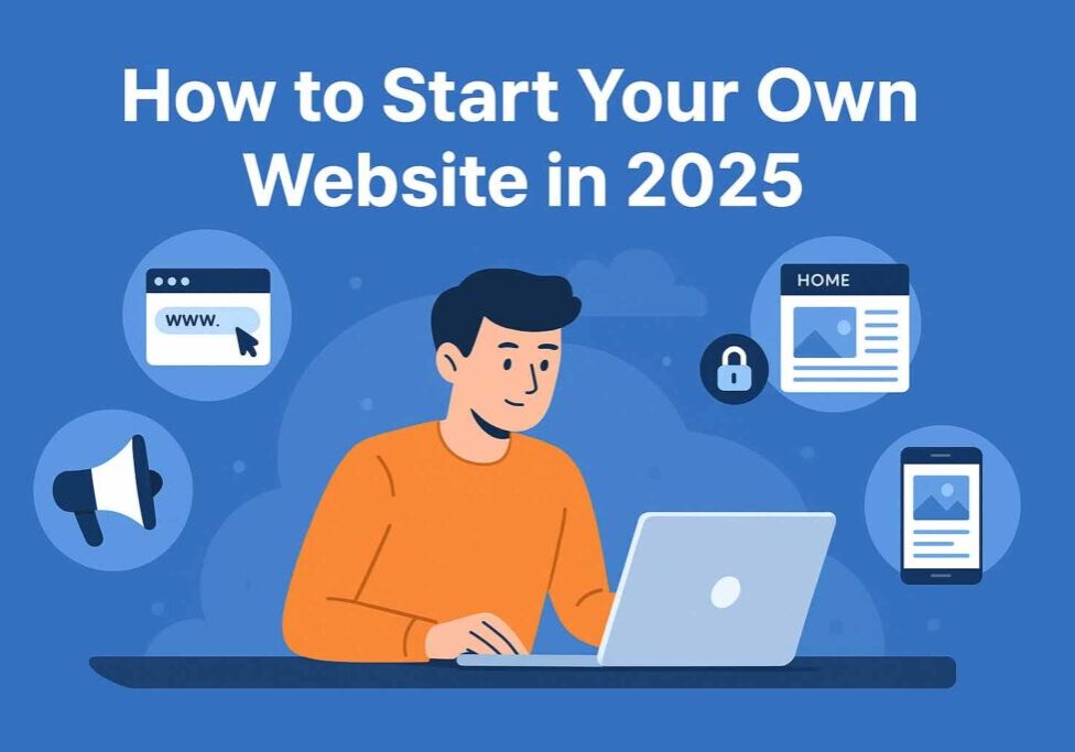 how to start your own website